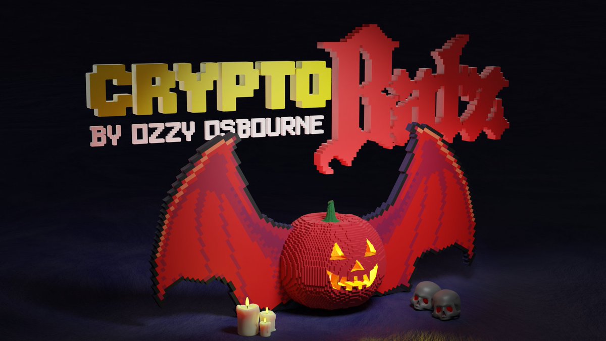 Come join the @CryptoBatzNFT Halloween contest, open to ALL: holders and non-holders alike. Winner receives a Tokenframe NFT display and an Ozzy Original NFT!! Details on their Twitter and Discord.👀 Here's my entry for the #CryptoBatzHalloween contest.