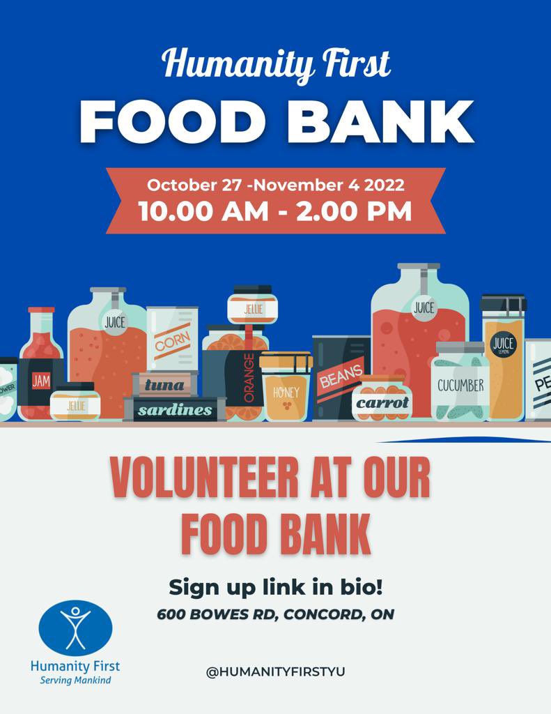 HFYorkU's tweet photo. LOOKING FOR VOLUNTEERS FOR OUR FOOD BANK!

Important info:

- Register using the link https://t.co/OQHMpGo8YG

- Everyone is responsible for their own ride to &amp; from the food bank.

- Further details regarding the event will be provided after the sign up https://t.co/ZmnMi5akWK