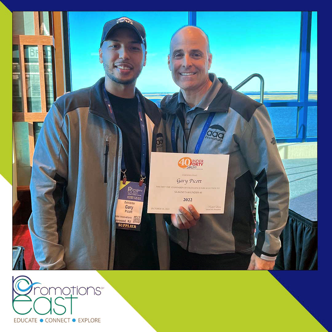 AAAinnovate's tweet photo. Congrats to AAA's own Gary Picott Jr. on being awarded the 40 Under Forty honor by @saagny1! We are so proud of Gary for receiving this very exclusive honor. Keep up the great work!
#AAAInnovations #40underforty #SAAGNY #PromotionsEast #promotionalproducts #brandedmerchandise https://t.co/8O7nEG6wsl
