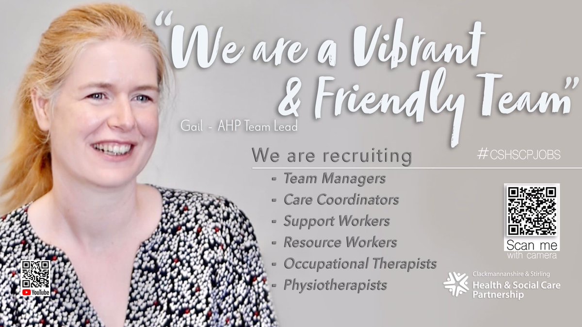 cshscp's tweet photo. ⚡️RECRUITING NOW!⚡️
Post: Falls Prevention Lead 
Hours: 37.5 Contract: Permanent 
Salary: Band 7 (£40,872 - £47,846)
Closing date: 1st November 
https://t.co/4nzCFjBU9K

Gail, shares what it’s like to work as part of the team👇🏼🎬
https://t.co/E5OsShcE07 https://t.co/eJoQd77XCn