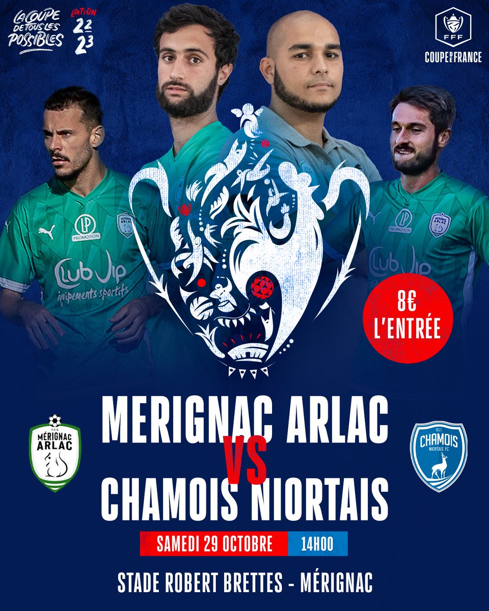 fcemarlac's tweet photo. 🏆 Samedi, 14h, stade Robert Brettes à Mérignac. 
On aura besoin de vous 📣

#AllezArlac 🐿️💚 https://t.co/8OKcuPIi74