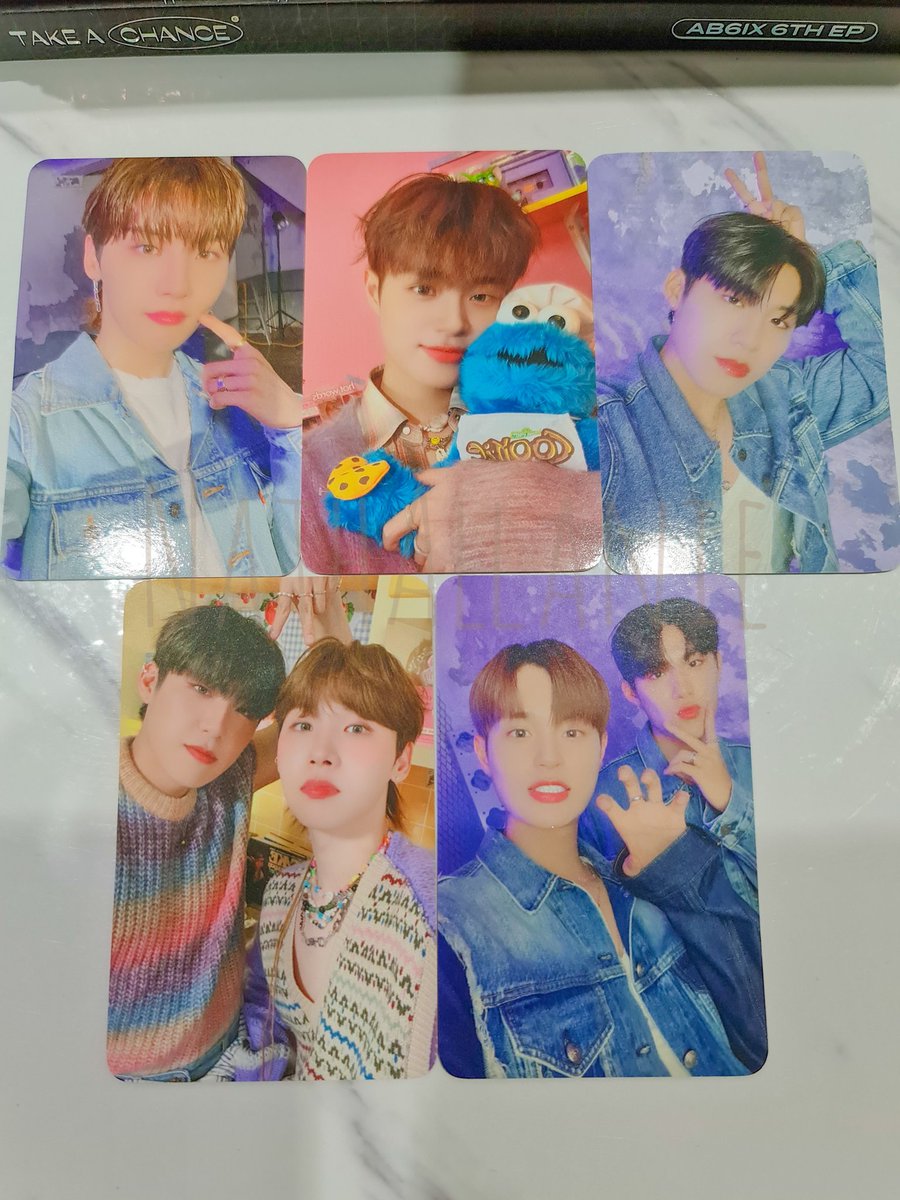 _itspeachypink's tweet photo. Help RT

WTT/ Malaysia only

AB6IX 6th EP [TAKE A CHANCE]

Have: in the pic
Want: everything equivalent to Donghyun

#에이비식스 #AB6IX #TAKE_A_CHANCE #SUGARCOAT #전웅 #JeonWoong #김동현 #KimDonghyun #박우진 #ParkWoojin #이대휘 #LeeDaehwi #pasarAB6IX

@MYABNEW_TRADE @AB6IXTradeMY https://t.co/POD9TygGcm