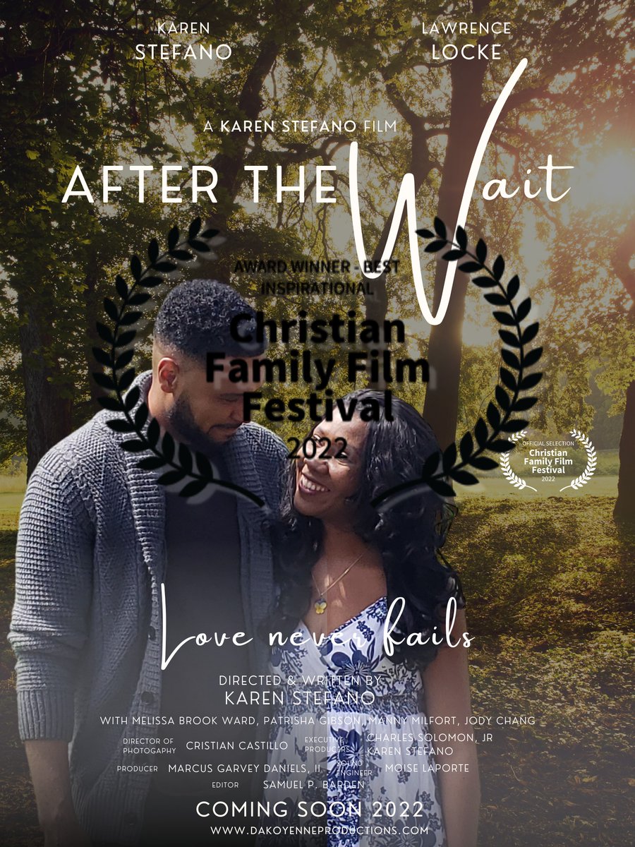 AftertheWait's tweet image. We're delighted to announce After the Wait took home two awards at the 2022 Christian Family Film Festival. Thanks again to the Christian Family Film Festival for having us; we are honored to receive these awards
Tags: #production #indiefilm #supportindiefilm #film #featurefilm
