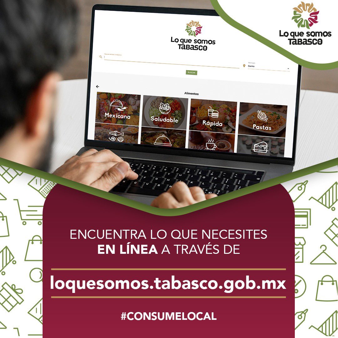 La #SEDEC pone a disposición de toda la ciudadanía un portal donde pueden encontrar prestadores de diversos servicios y productos, todos ellos ubicados en nuestro Estado. 

“Lo que somos Tabasco” es el directorio de las #MIPYMES tabasqueñas. 

Visita loquesomos.tabasco.gob.mx