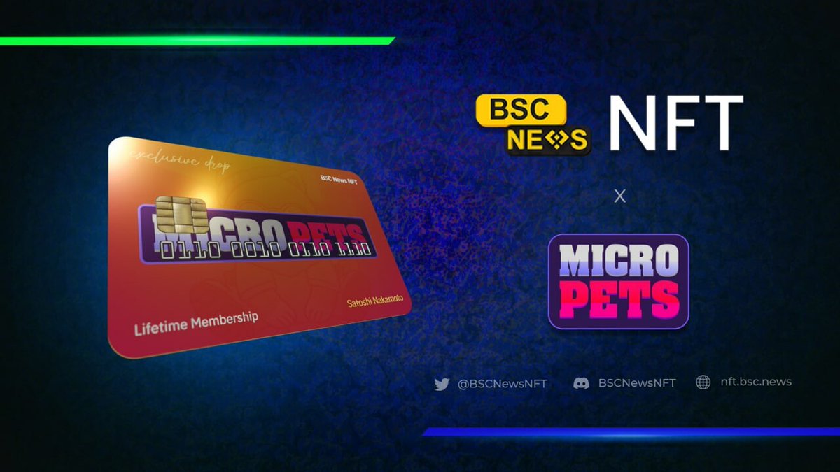 We're proud to announce we've teamed up with @MicroPetsBSC to bring all #BSCNewsNFT holders some HUGE utility... Click here to find out more 🔍