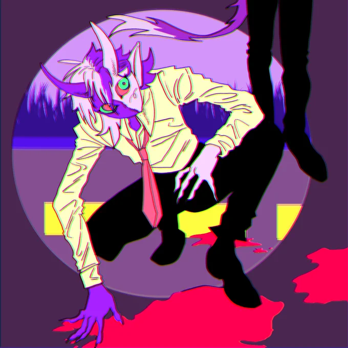 when u spill the raspberry jam onto an inconveniently placed road #ranboofanart 