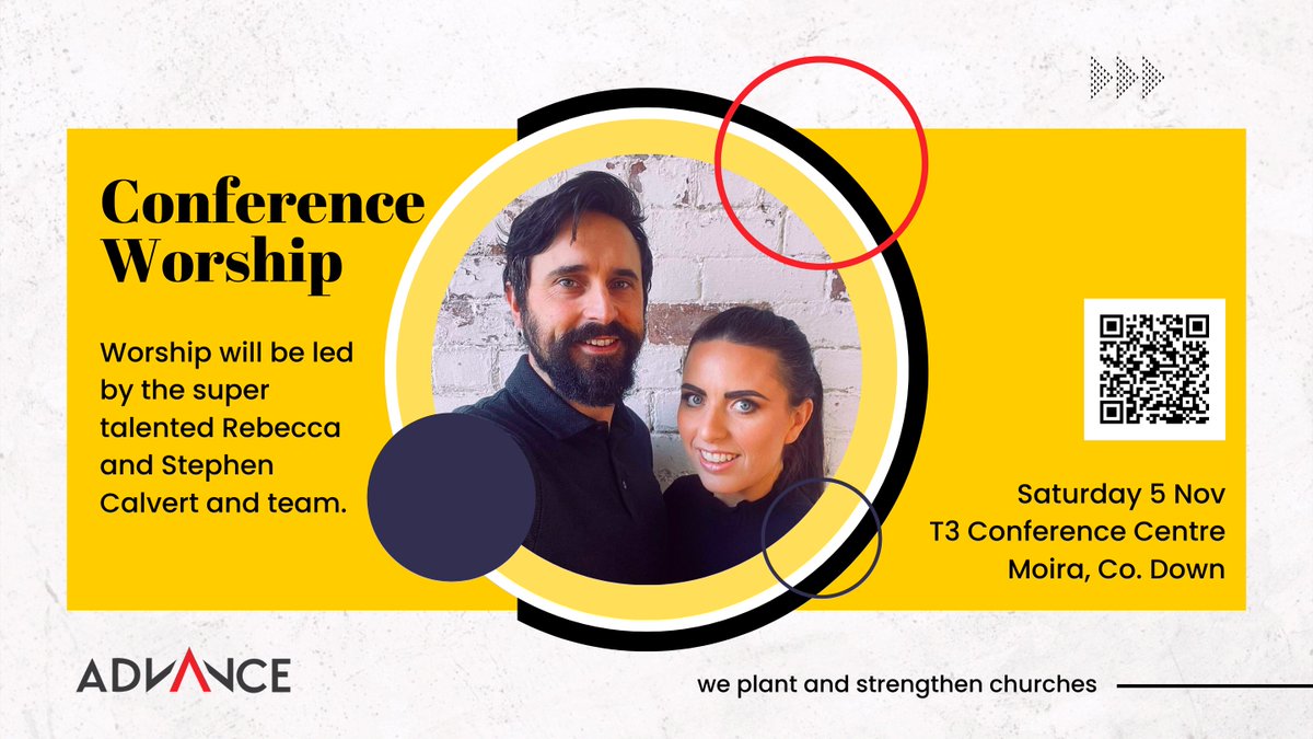 𝗔𝗱𝘃𝗮𝗻𝗰𝗲 𝗠𝗼𝘃𝗲𝗺𝗲𝗻𝘁 - 𝗜𝗿𝗲𝗹𝗮𝗻𝗱 𝗖𝗼𝗻𝗳𝗲𝗿𝗲𝗻𝗰𝗲
Come and dream about what it could look like to  partner together to plant and strengthen churches across the island of Ireland.

Bring your team!

Get your tickets here: advancemovementuk.churchsuite.com/events/esh35ttx