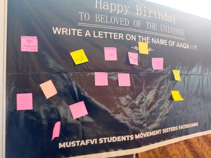 AttockMsm's tweet photo. Mawlid conference was arranged by MSMSistersFatehjang actively participated inconference.MSM Sisters staged a stall in which a beautiful activity was arranged where students wrote letter on the name of Holy Prophetﷺ
VicePresidentMWL SidraKramat appreciatedthe efforts of all team https://t.co/l11ZVcuHyN