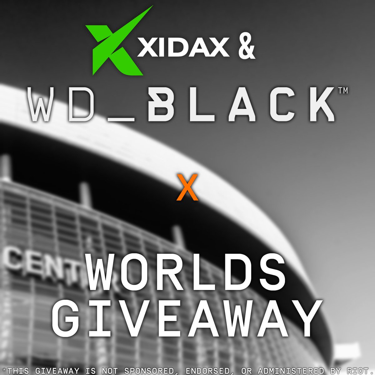 xidaxpcs's tweet photo. Along with our friends at @wd_black, We're giving away 2 tickets to League of Legends Worlds, in San Francisco!  Retweet this post, and tag a buddy you would take with you, for a chance to win! Winner will be picked Wednesday!

Travel isn't included, giveaway for tickets only. https://t.co/abmrwdZZAq