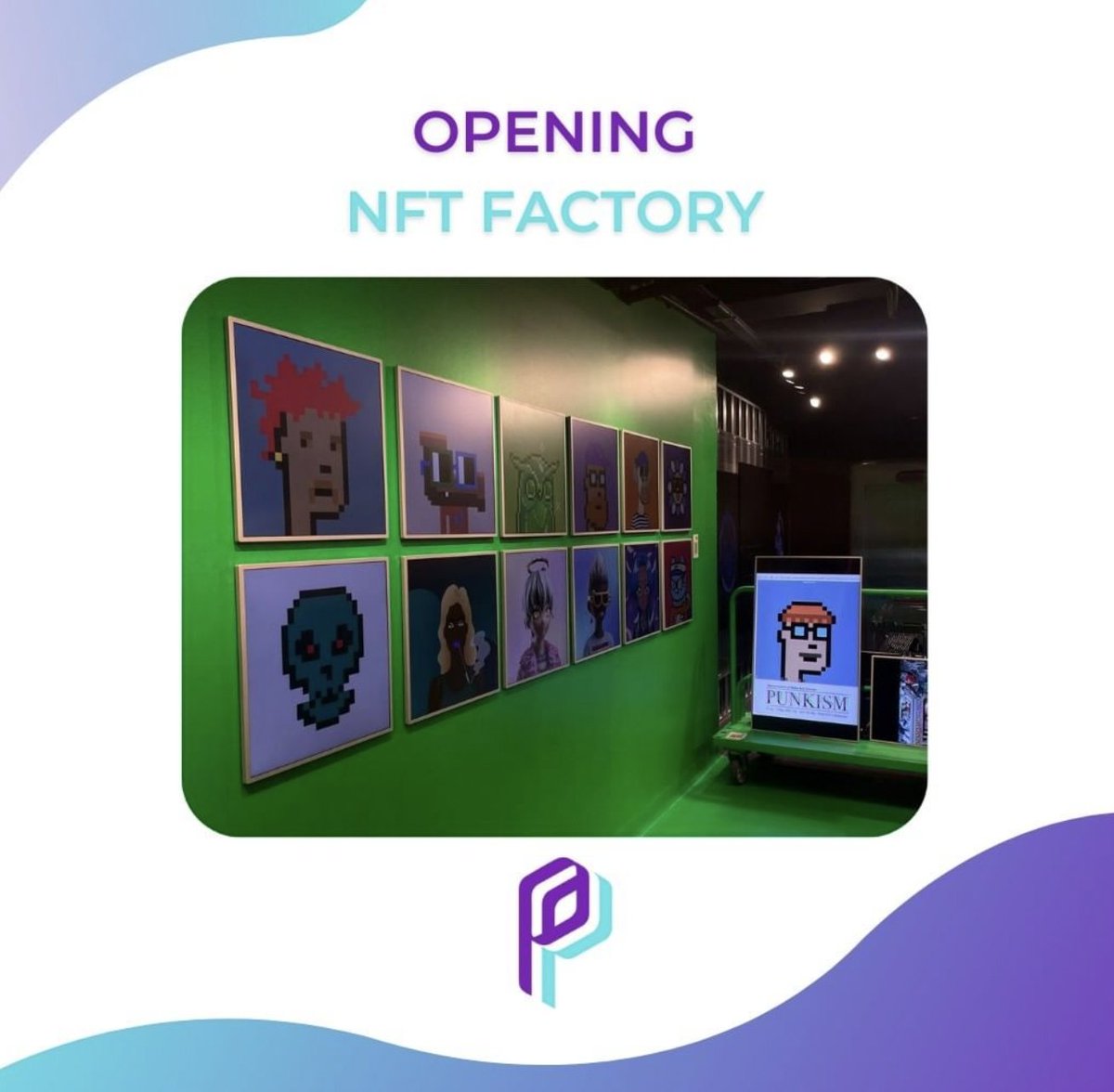 Callpiosh's tweet photo. 🔥 OPENING NFT FACTORY 🔥
⁠
We attended the opening of the @nftfactoryparis, which we are now members ! 🙌

A place to democratize NFTs for the general public 🖼️
 #NFT #NFTfactory https://t.co/UTEIbNg3Dw