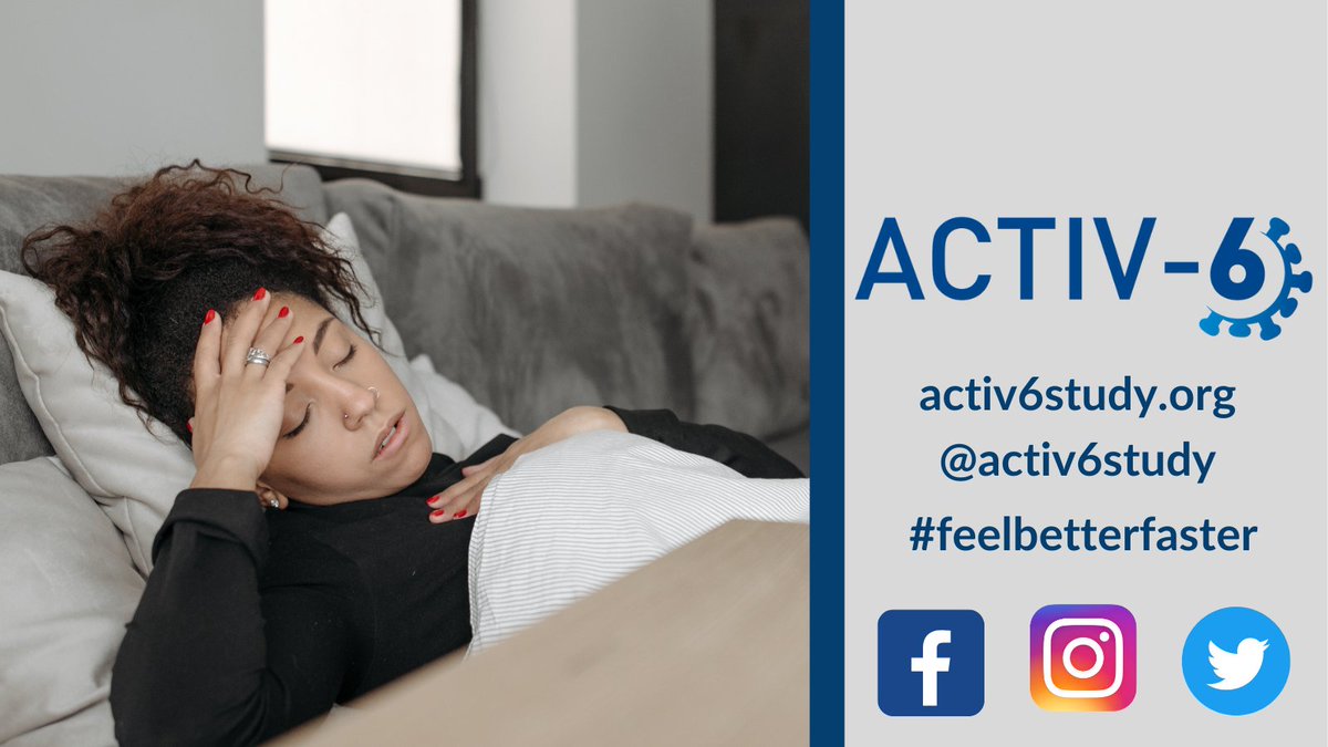 Results from fluvoxamine part of #ACTIV6study are available @medrxivpreprint & the study website. This @NIH #clinicaltrial is testing #repurposeddrugs for the treatment of #COVID19 symptoms at home. Read: activ6study.org/study-results/ #FeelBetterFaster @DCRINews @PCORnetwork