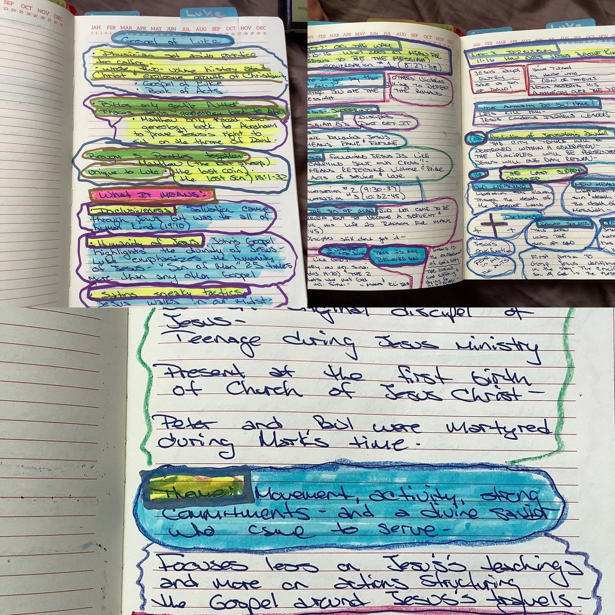 My journey began over a decade..I dont claim 2 b an expert..Im a lifelong student..I take it seriously..These r my self study ntbooks..2016..I hv at least 15-20 more. Bible study w/elders from Church..Diffnt translations..
Notice OT &amp; NT..details from all book..

God Bless…