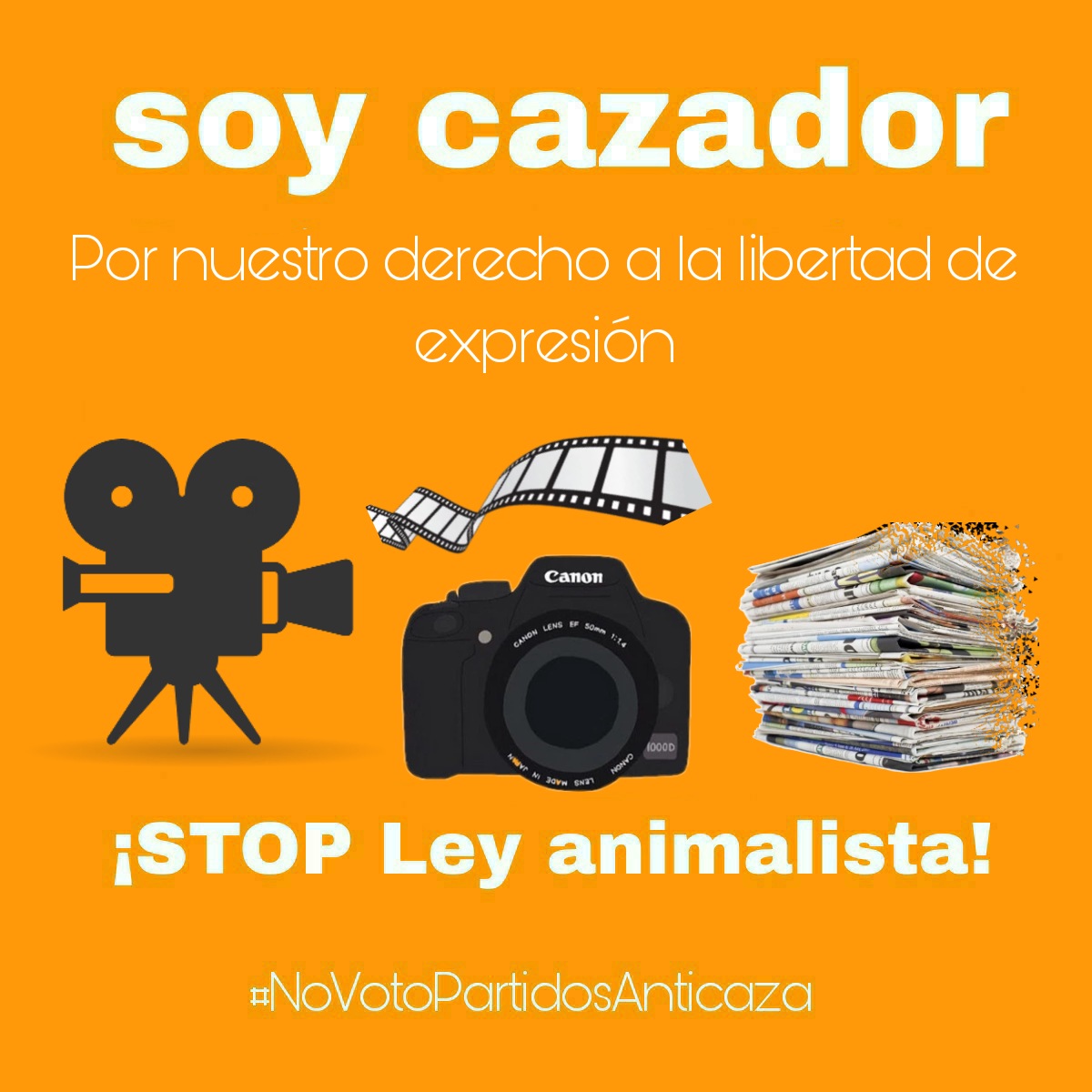 🟠El 20 de marzo MEDIO MILLÓN de PERSONAS reivindicamos en las calles de Madrid nuestro RECHAZO ❌ a la Ley Animalista. 
👉Hoy queremos recordar que esa iniciativa sigue INTACTA.

#NoVotoPartidosAnticaza <a href="/PSOE/">PSOE</a> <a href="/gpscongreso/">PSOE Congreso</a>  
#StopLeyAnimalista <a href="/populares/">life</a> @VOX_es  <a href="/CiudadanosCs/">Ciudadanos 🇪🇸🇪🇺</a>