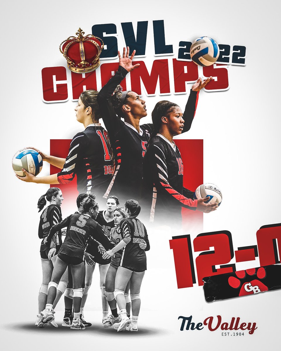 svlsports's tweet photo. Congrats to our Conference Champions in Volleyball, the Grand Blanc Bobcats, who finished the SVL Slate 12-0! https://t.co/zR9VQgHbMm