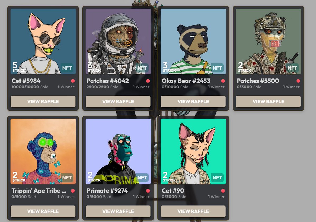 btw, look at all <a href="/Patches_NFT/">Patches</a> raffles...
not like your usual DAO raffles bellow 4 #SOL fp, right? 
looks #bullish enough to me, ay?

#PatchesFAM are #PatchesNFT