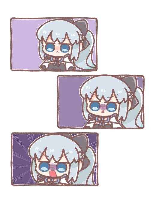 徐々に不機嫌になるモルガン陛下  #FGO 