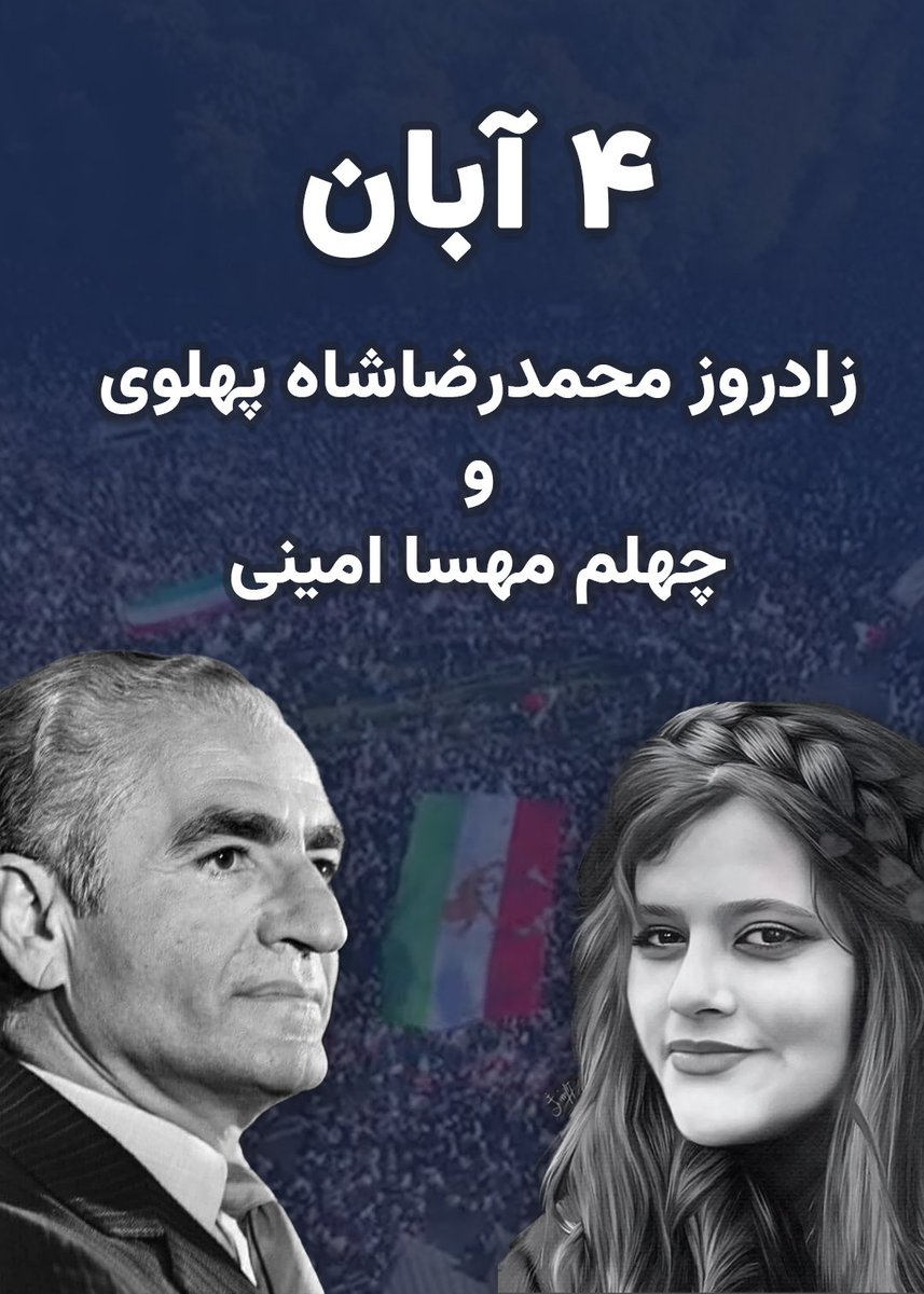 برای رنج مهسا که در شهر غریب به قتل رسید!
برای  اندوه پادشاه که در کشور غریب به خاک سپرده شد!
#مهسا_امینی
#شاه_فقید
#IranRevolution