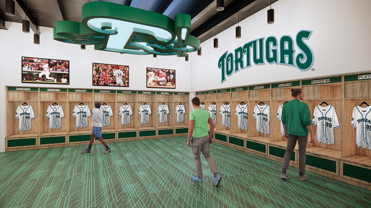 msa__design's tweet photo. We have been partnering with the @daytonatortugas on exploring updates to the historic Jackie Robinson Ballpark.

#msadesign #msasport #enduringimpact #daytonabeach #daytonatortugas #baseballhistory #baseballarchitecture #ballparkarchitecture #jackierobinson #3drendering #wip https://t.co/vBYJd7k7rS