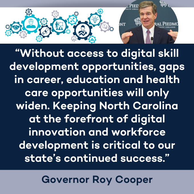 NatlGovsAssoc's tweet photo. .@NC_Governor Cooper has made digital equity a priority, creating a plan to close the #digitaldivide and establishing an Office of Digital Equity and Literacy to coordinate digital literacy efforts and digital skills training statewide. Learn more: https://t.co/kL4yF5JuQc https://t.co/wwxCSjeK7u