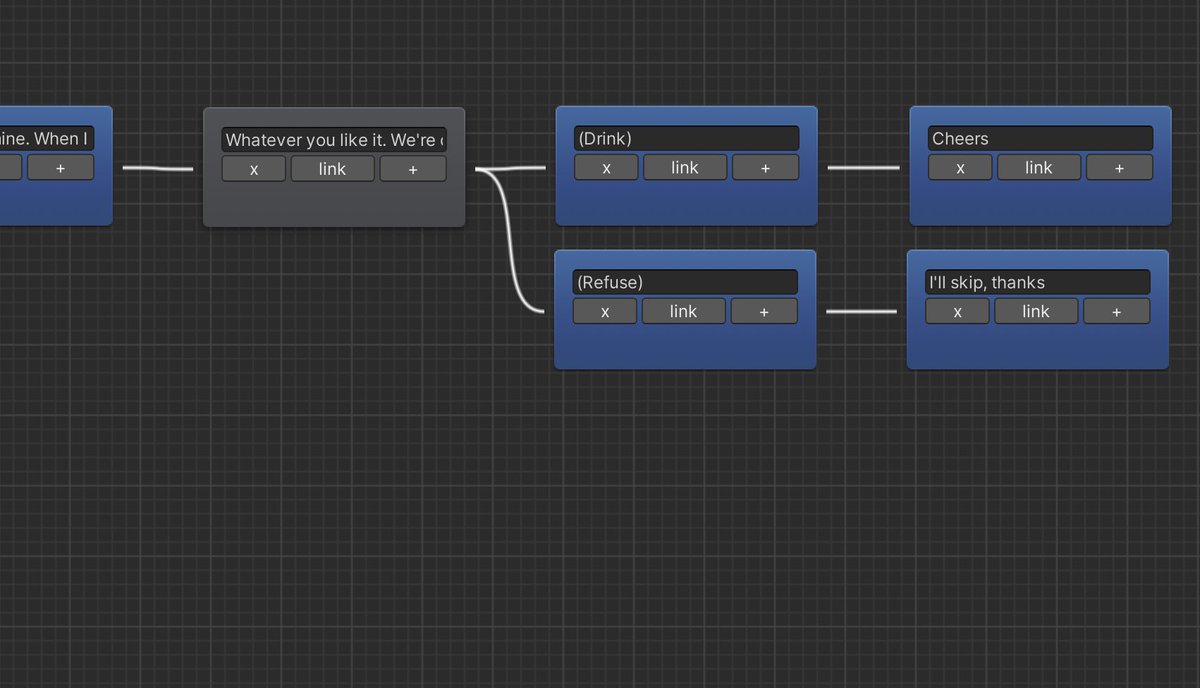 AndruxinGameDev's tweet photo. Working on a branching dialogues for #BuriedDeep game along with localization capabilities. Here’s the first ever piece of dialogue created within #Unity (which is the game engine I use to build the game)
#indiegamedev #lovecraft #pixelart #madewithunity #hplovecraft #cthulhu https://t.co/wfPMnLncUM