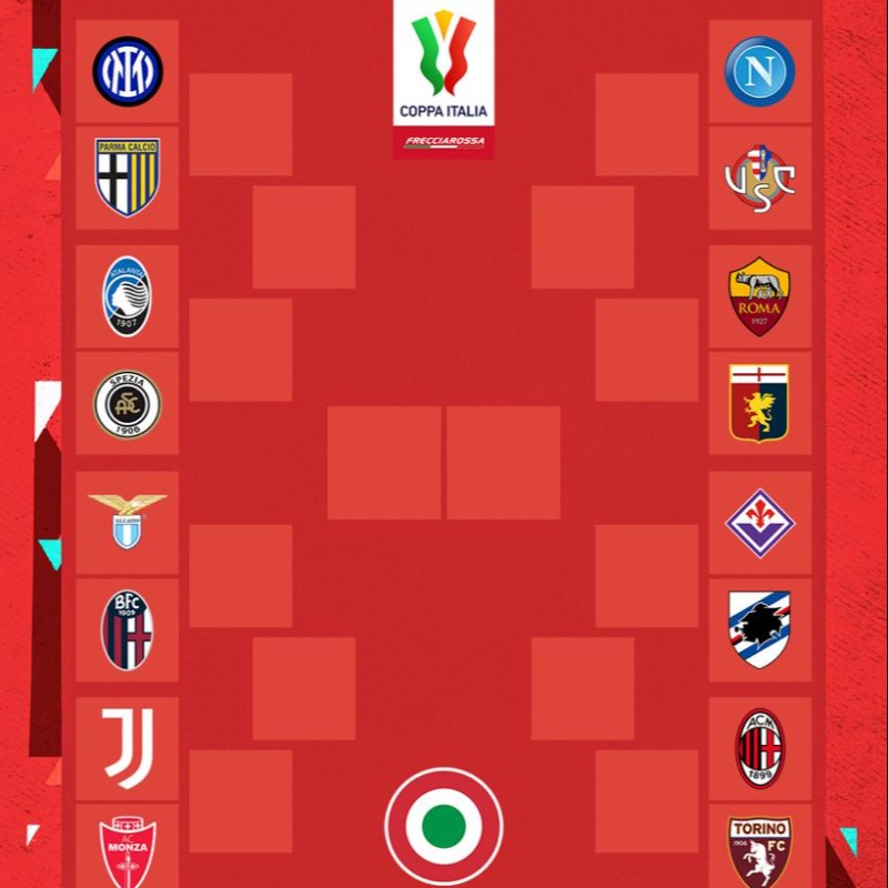 SerieA's tweet photo. 👀 | Ecco date e orari degli Ottavi di Finale di #CoppaItaliaFrecciarossa! 🏆