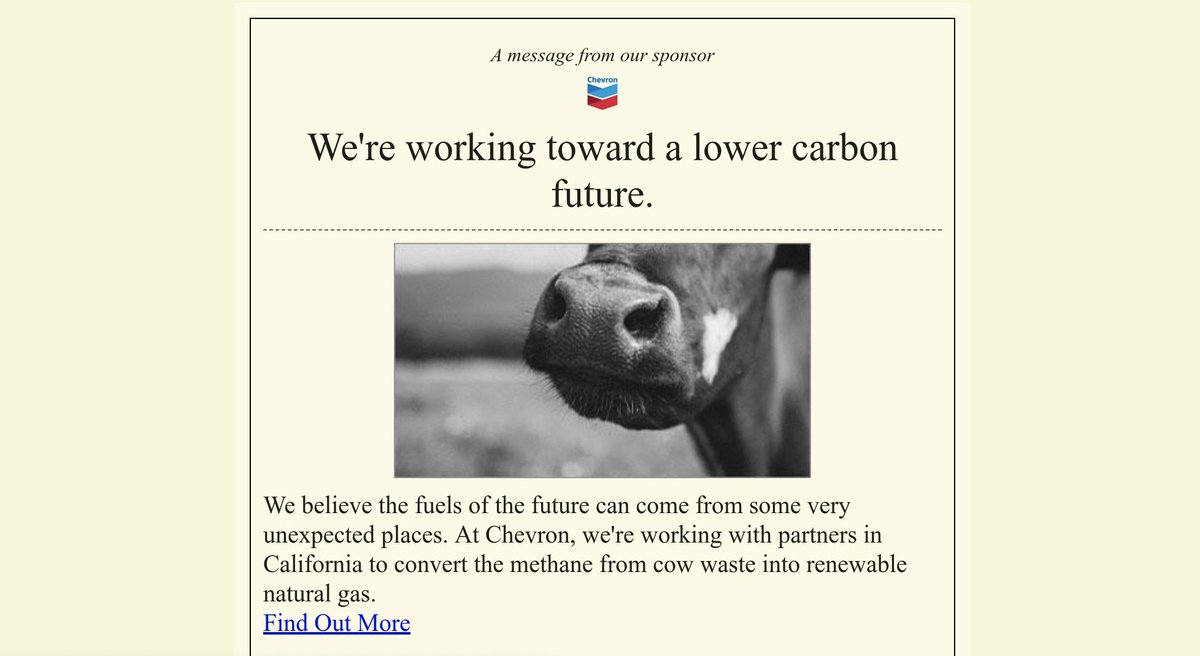 Semafor's climate newsletter has a sharp mix of stories and nice graphics, but I suspect its launch sponsor is going to piss some people off: