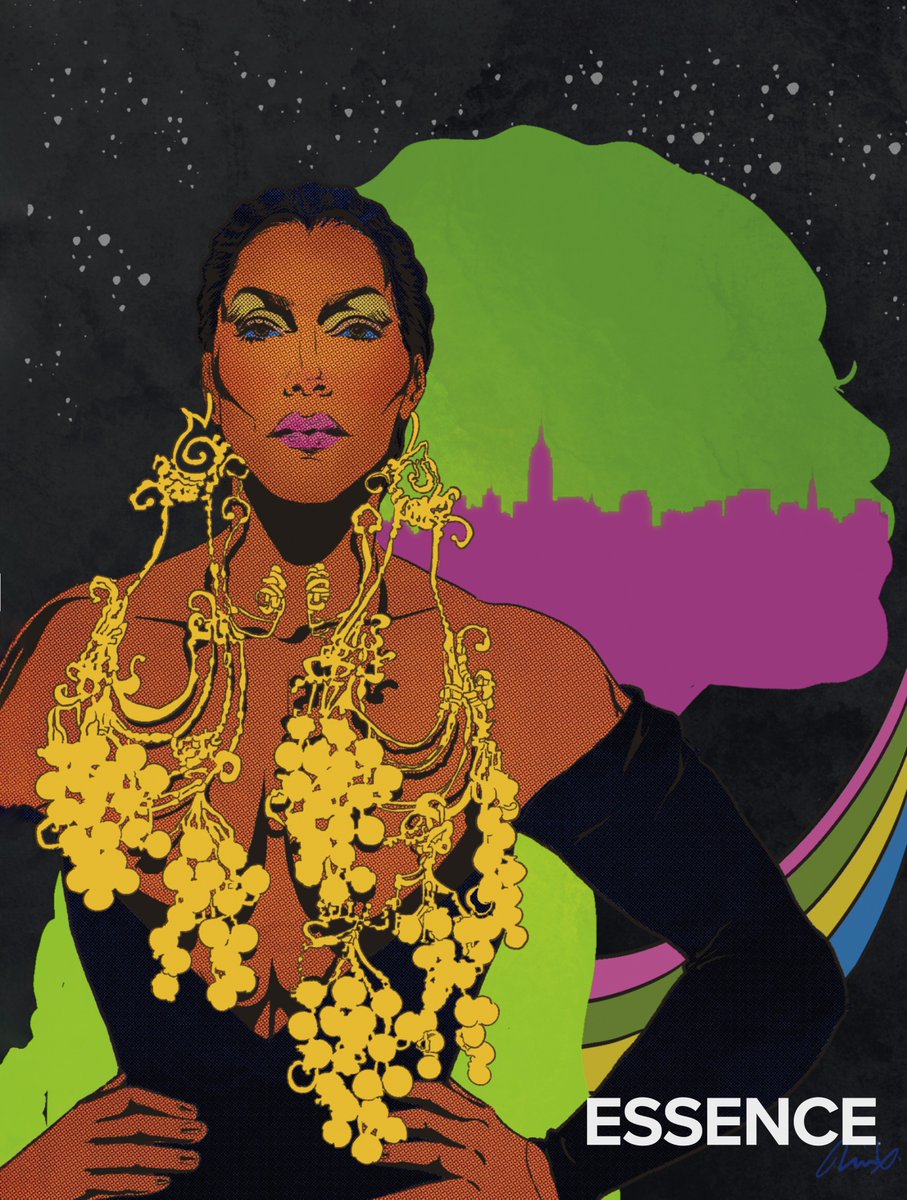 Essence's tweet image. Turning Angela Bassett into her own comic book was beyond necessary for our November/December cover. #ESSENCE