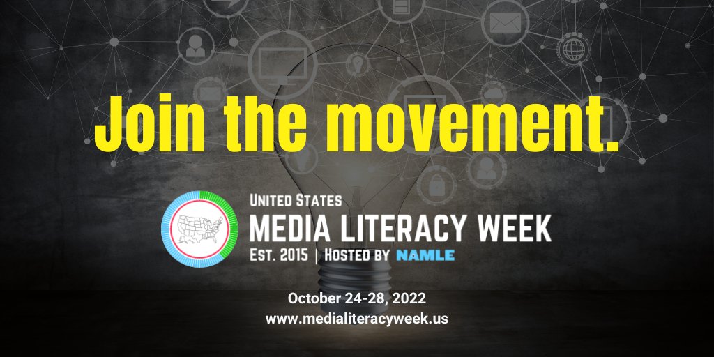 MediaLiteracyEd's tweet photo. It has become incredibly challenging to navigate the fire hose of information; there is a relentless news cycle, push for clicks & amplification of noise. That's why we need #medialiteracyed in U.S. schools. Join us for #MediaLitWk to show your support π https://t.co/SjsHc2FEmQ https://t.co/lx5OPFmDZv