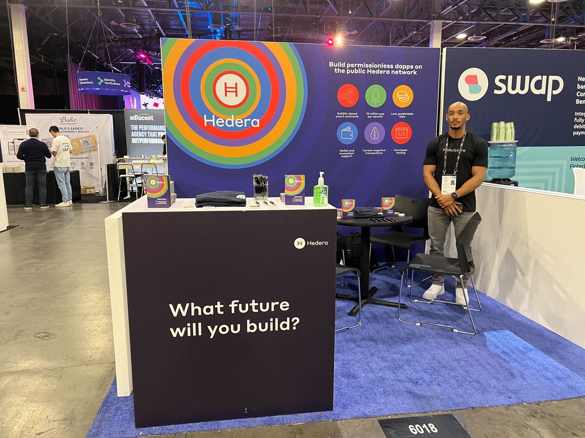 🔥🪙#Hedera is here for #Money2020USA! Stop by Booth 6018 for some free swag and to chat with some of the Hedera and @HBAR_Foundation team about all things #web3, #CBDCs, and #fintech. Our network is driving the future of finance with #DLT - come speak with us to learn more!