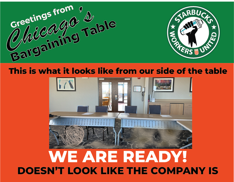 CMRJB's tweet photo. This is what Starbucks means when they say they listen to their "partners".
#getbacktothetable
#unionstrong https://t.co/I5wdCvFBZT