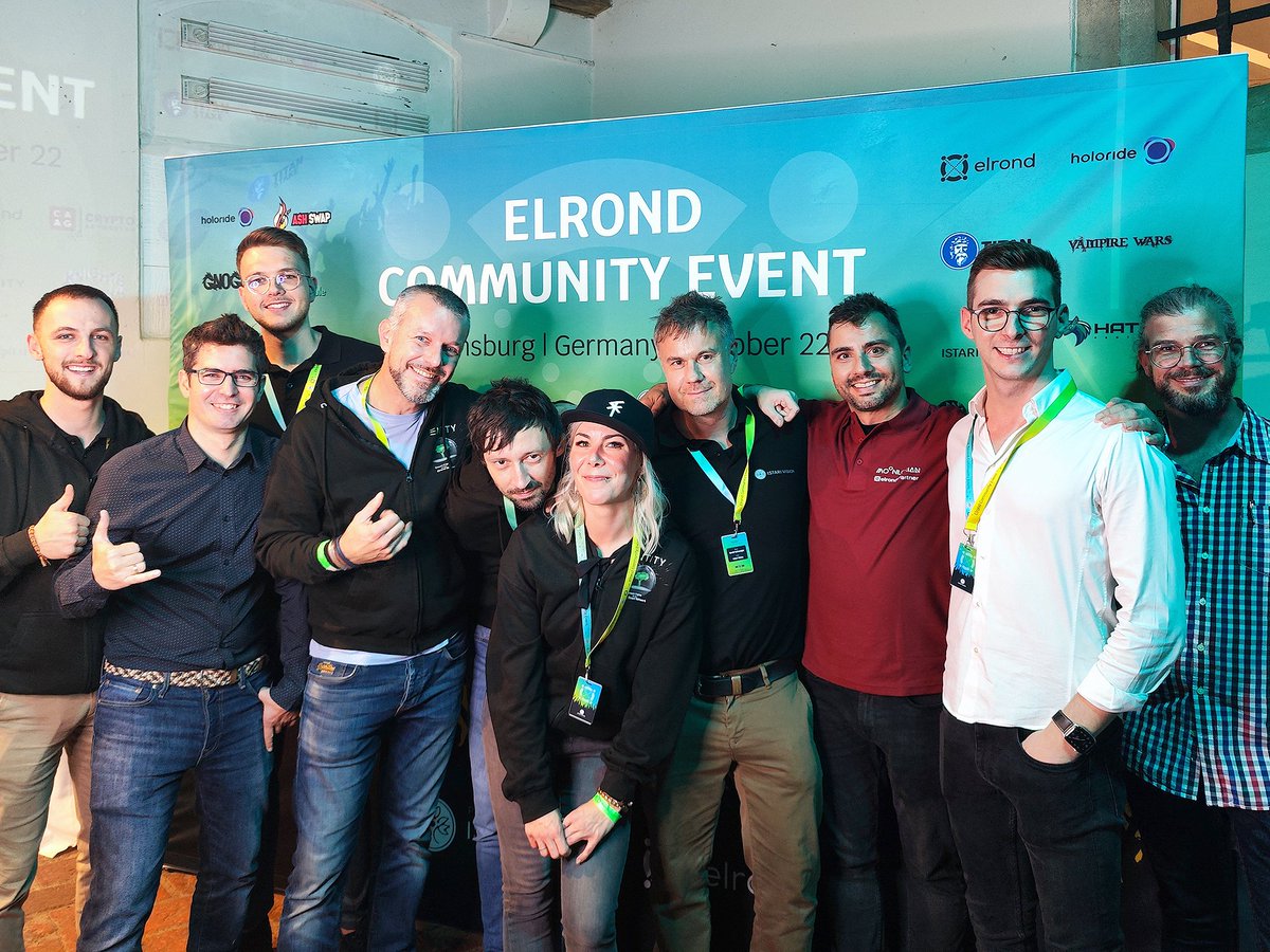 iVerseVision's tweet image. With Saturday's event successfully concluded, we would like to say a big THANK YOU to everyone who attended the first-ever German #Elrond Community Event!

Here are some photos from last weekend + a few words of appreciation from the team ⬇️

#Web3 #Crypto
