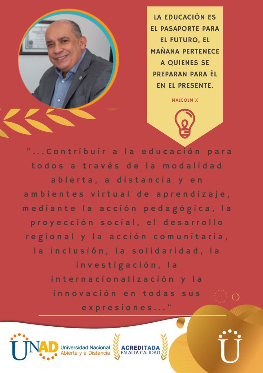 CEAD_Gacheta's tweet photo. Porque es plenamente responsable de lo que somos y de lo que queremos ser, yo apoyo la dirección del doctor Jaime Alberto Leal Afanador, el rector que ha hecho a la UNAD la universidad más grande de Colombia. @STransparencia @UniversidadUNAD @agaviriau @WRadioColombia https://t.co/jU2vyqbD8N
