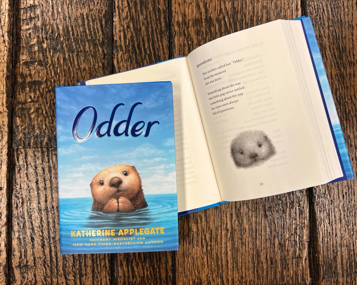 Educator giveaway! Win a signed classroom set of my new #mglit novel, #Odder. 💙🦦 🌊 RT and follow to enter. 🤿 Tag an educator friend for an extra entry. 🦈 I'll choose and notify a random winner tomorrow, 10/25. Books will ship mid-November! @MacKidsBooks