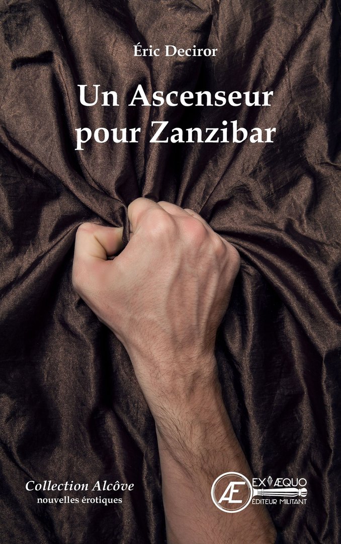 "Ton lit est un vaisseau ivre où roulent nos corps déchaînés. La lutte que je mène pour t'envahir, te transpercer, froisse les draps du flux et du reflux de cette tempête."
"Un ascenseur pour Zanzibar" de Eric Deciror  Editions Ex Æquo
#eros #auteur #ecriture #Envie #caresse #lit