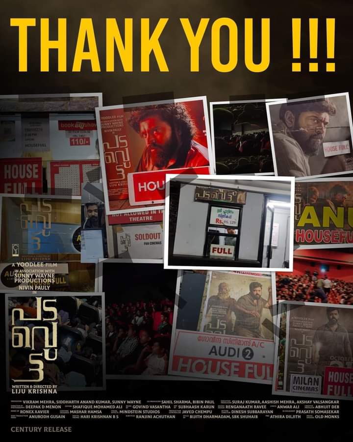 AbdulHakeemK6's tweet photo. #Padavettu Kerala Gross - ₹1.57 Cr (3 Days)
#Padavett #NivinPauly #LijuKrishna https://t.co/3LSjvKuwJ8