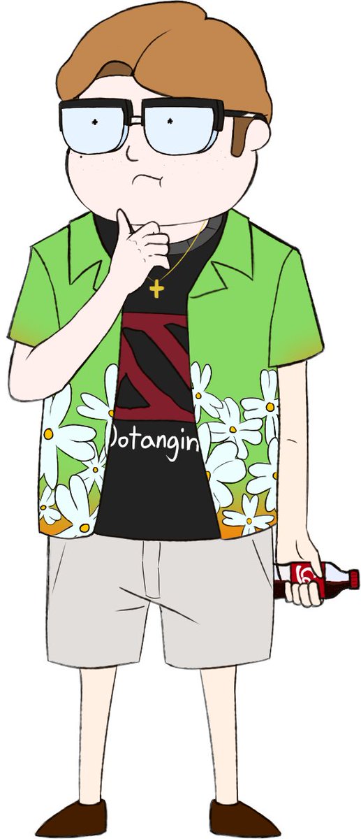 xiaodan_st's tweet photo. Drew another friend as a Rick and Morty character. @w@ https://t.co/oDnDwDiNJL