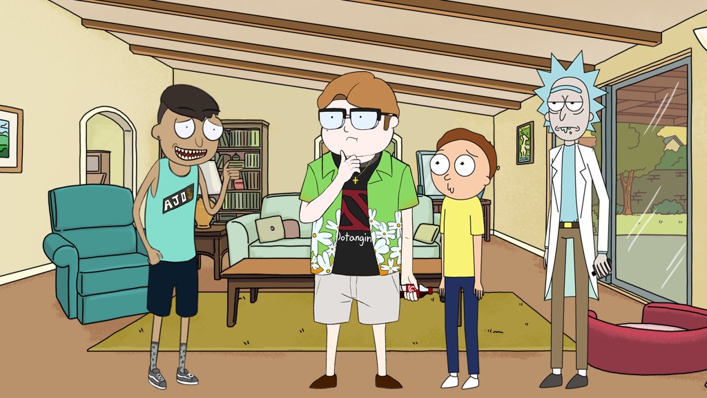 xiaodan_st's tweet photo. Drew another friend as a Rick and Morty character. @w@ https://t.co/oDnDwDiNJL