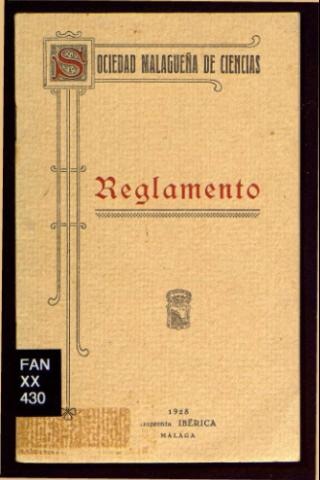 La #AMC se suma a la celebración del #Diadelasbibliotecas y agradece a <a href="/BVANDALUCIA/">Biblioteca Digital de Andalucía</a> la mención a una de nuestras joyas: el volumen del "Reglamento de la Sociedad Malagueña de Ciencias" del año 1928.
bibliotecavirtualdeandalucia.es/catalogo/es/co…
#150AniversarioSMC_AMC
#CienciaEsCultura
<a href="/CulturaAND/">Cultura Junta de Andalucía</a>