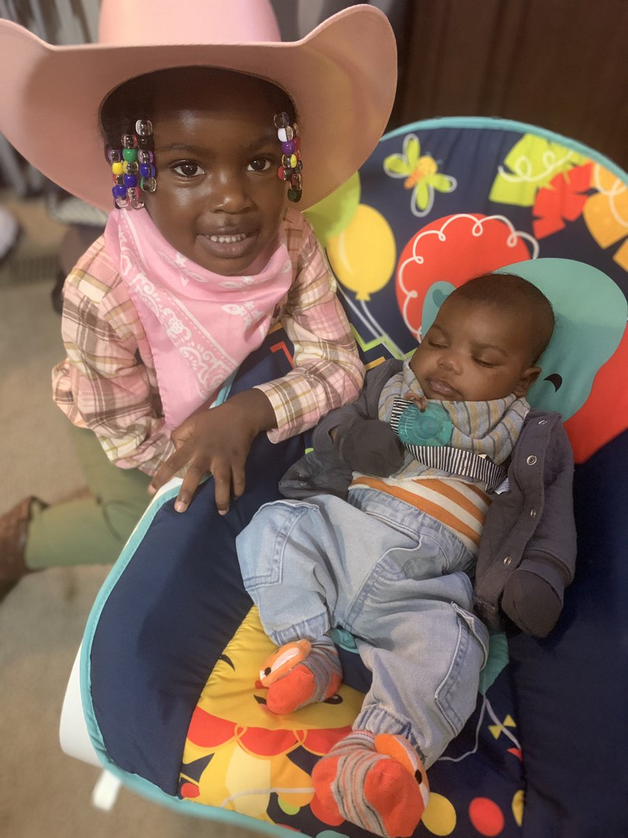 ShamikaS85's tweet photo. Spirit week at the daycare…#westernday https://t.co/IfaoYX4iHO