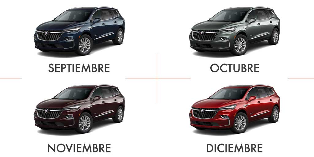 Los mejores meses del año se acompañan con los colores de #BuickEnclave. ¿Cuál es tu favorito?