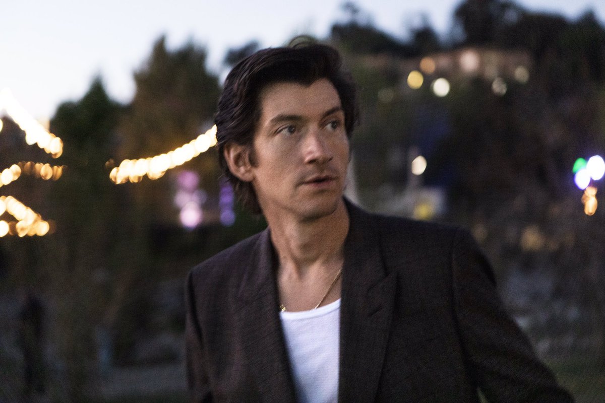 alexthourly's tweet photo. alex turner in ‘the car’ era, 2022. https://t.co/kFMQXnNVoZ