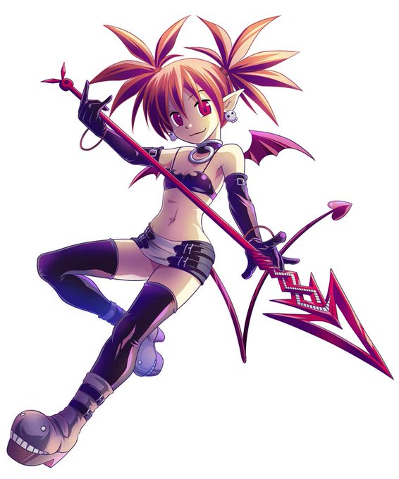 あとは色調整とかだな
エトナっぽくなってるだろうか?
ディスガイアは白背景のイラスト多いのでこのままでもいいけど
プリニー一匹ぐらいほしい気もする
入れる余地あるかな 