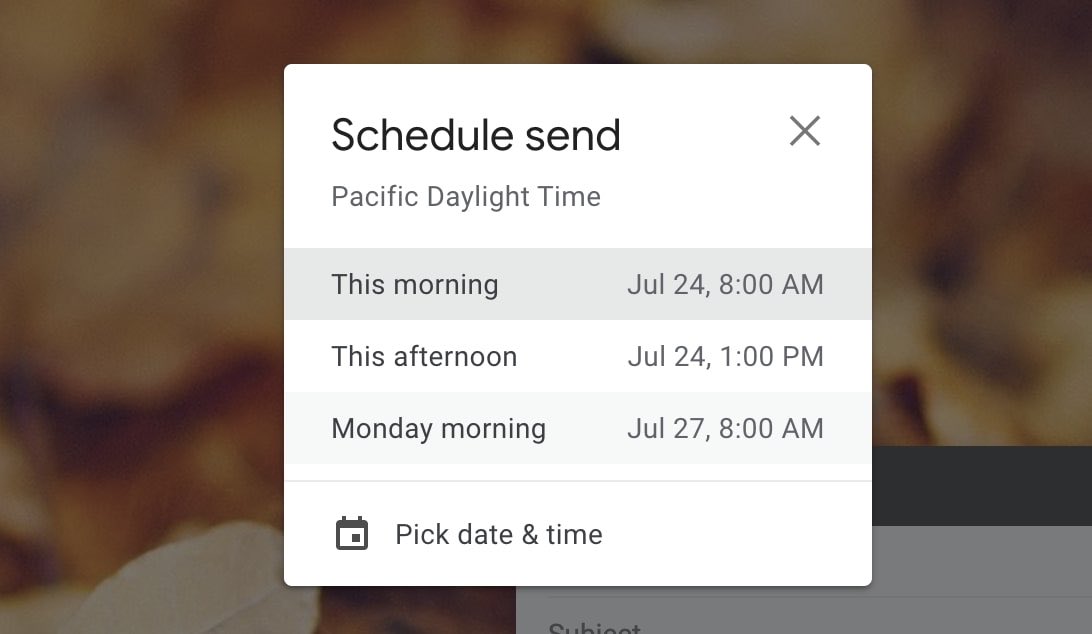 Gmail Schedule Send Successfully Tricks Professors Into Thinking You Professional, Responsible Early-Riser bit.ly/3FaPEsg
