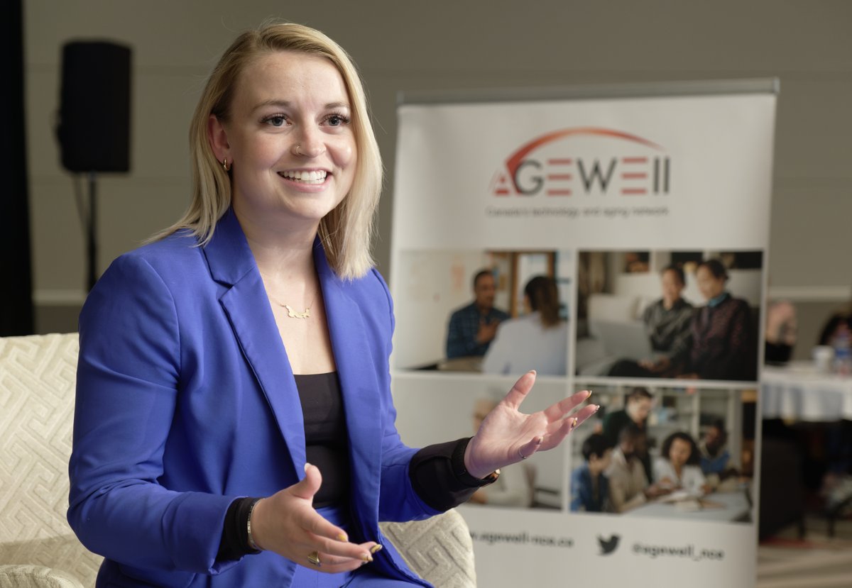 AGEWELL_NCE's tweet photo. Meet the winner of the 2022 National Impact Challenge: @PragmaClin, a digital assessment tool for monitoring Parkinson's disease symptoms! #AWImpact #AGEWELL2022 🏆
Hear more from Co-Founder and CEO, Bronwyn Bridges, in the full story here 👉 https://t.co/M4FYiSeIjs https://t.co/2X6c0jSD7A