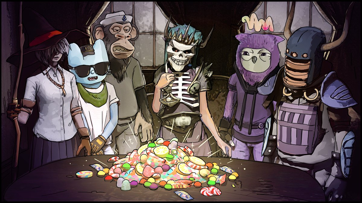 A Forgotten Runes Halloween Story 🧵
1: Once a year, at a !MAGICAL time, treats of great value are bestowed upon certain lucky souls...