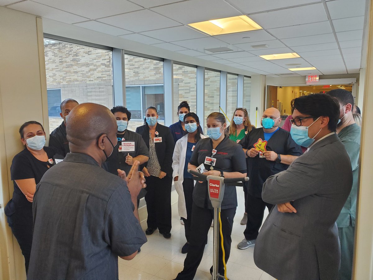 Celebrating our amazing EVS team!!  Chief People Officer, Shaun, shows off his impressive floor care skills. <a href="/ElizabethBondi/">Elizabeth Bondi</a> <a href="/AngelaGP_NY/">Angela GPerez</a> <a href="/JuanOriach_NYP/">Juan Oriach</a> <a href="/ManuelR_NYP/">Manuel Roldan</a> <a href="/shaunesmithesq/">Shaun Smith</a> @NYPHVH <a href="/ChristineMHold1/">Christine_M_Holder</a> <a href="/ChristineLamps/">Christine Lampersberger</a>