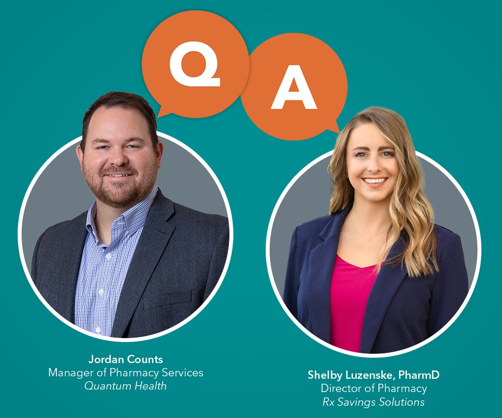QuantumHealth1's tweet photo. Drug costs keep rising and federal mandates are looming. Two pharmacy experts discuss the changing Rx landscape and what employers should know and do to keep pace and control costs.
Learn more 👉 https://t.co/J0gKHbztjU.
#Healthcare #EmployeeBenefits #NavigationIsEssential https://t.co/vhPQ3NxySl