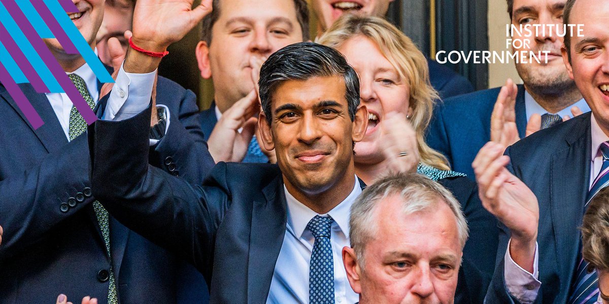 With Rishi Sunak's first full day as prime minister underway, here are five steps he should take to hit the ground instituteforgovernment.org.uk/blog/five-step…