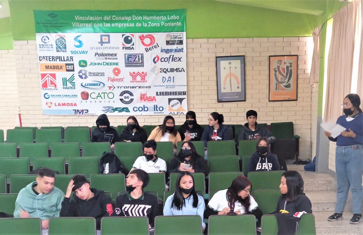 serajac's tweet photo. 🌞#FelizLunes | 5⃣7⃣ jóvenes del #Conalep242 Don Humberto Lobo Villarreal aprendieron técnicas de liderazgo en un taller del proyecto Conexión entre el Aula y el Trabajo, el cual implementamos gracias a @FrisaFundacion @IgualdadNL #Coppel @NMontePiedad

#PorLasJuventudes #CAT https://t.co/vO25WOZA4e