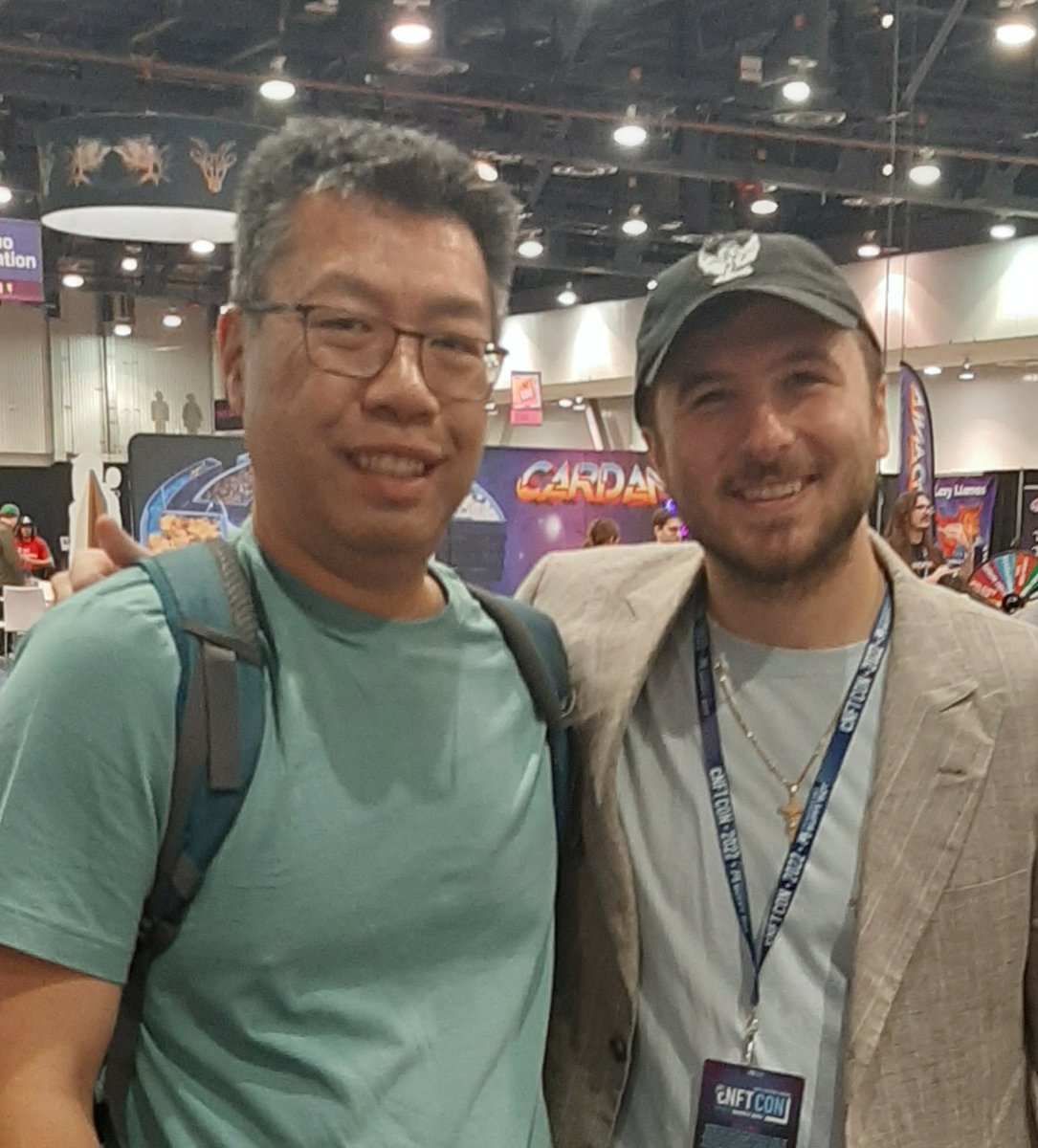 SupahSpike's tweet photo. Happy belated birthday to this guy!
@fettuccineNFT
@AngelBabyHitSqd

#abhs
#angelbabyhitsquad
#cnftcon
#LasVegas https://t.co/aKY18iXmNB
